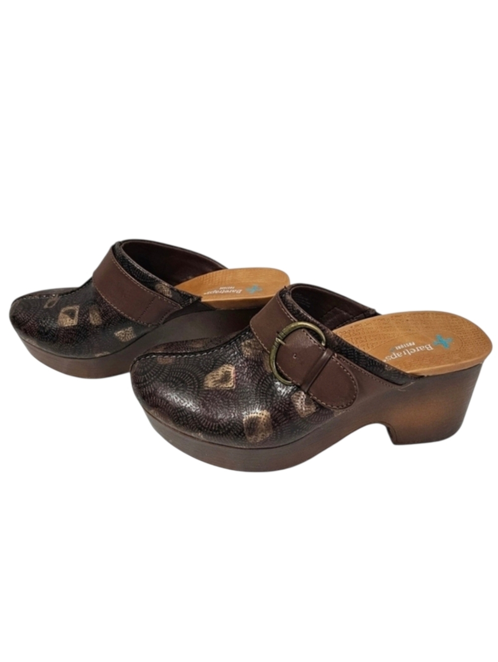 Baretraps Belita Platform Clog Chick Slip-on Boho Chic Shoes Sz 8.5
